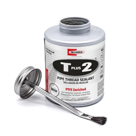 Rectorseal 23431 T Plus 16 Oz. White Pipe Thread Sealant with PTFE 464296